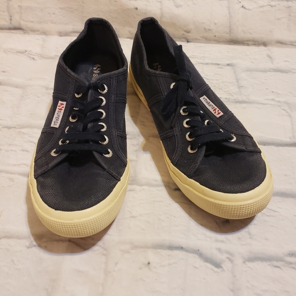 Superga Size 40 Denim Washed Look